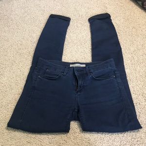 Topshop Leigh Dark Blue Jeans